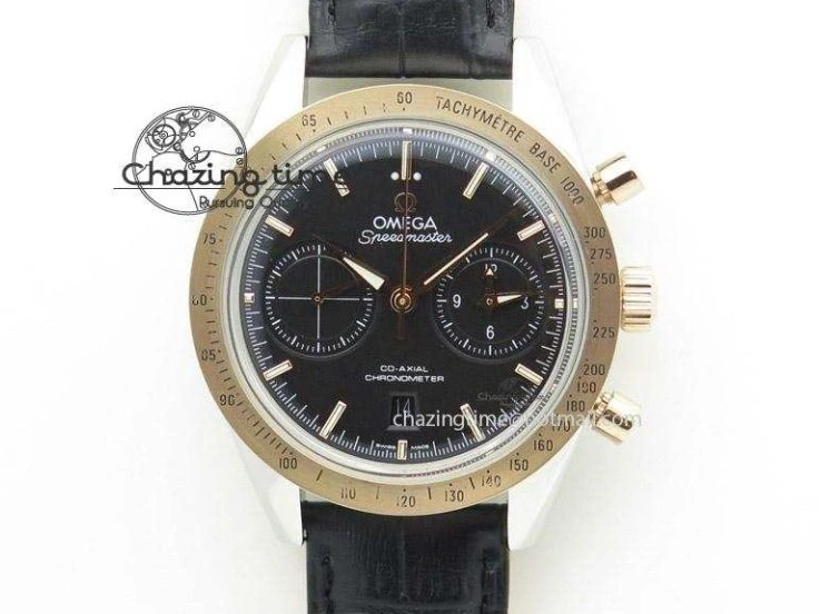 0701 UrbanChic Ladies’ De Ville Trésor Diamond SS 3AF 1:1 Best Edition Black MOP Dial On Black Leather Strap Swiss Quartz 7878